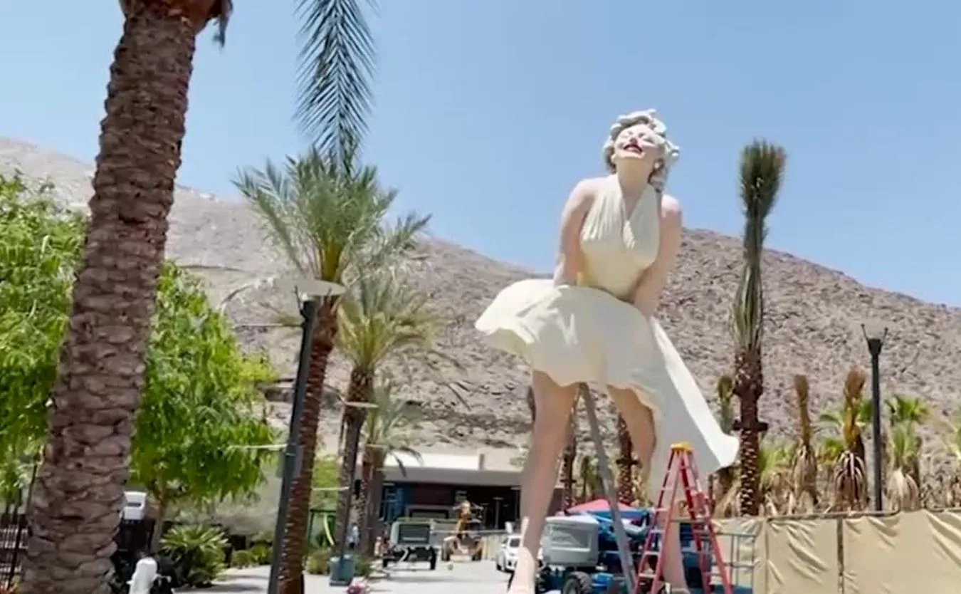 8-metrowy pomnik Marilyn Monroe w Palm Springs podzielił fanów. "Była feministką!"