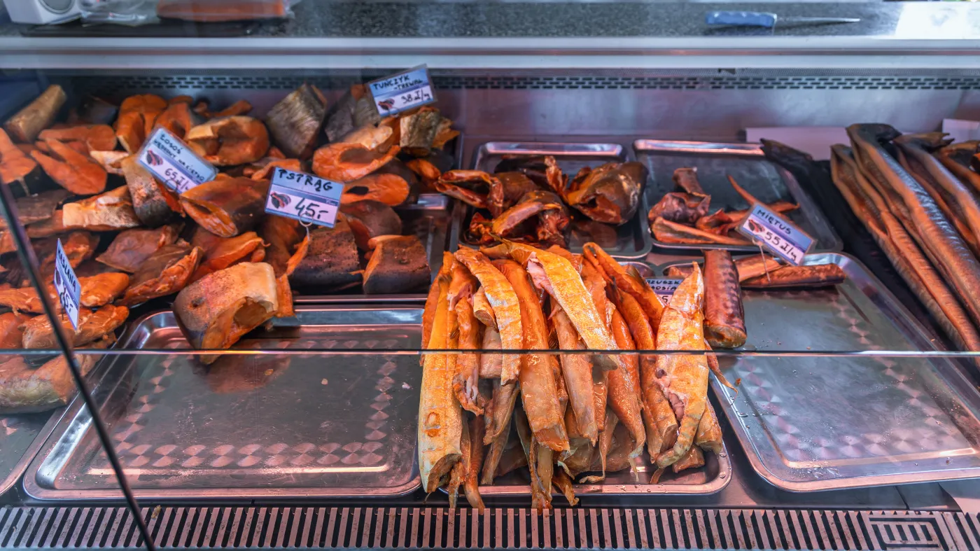 Sklep rybny ryba wędzona