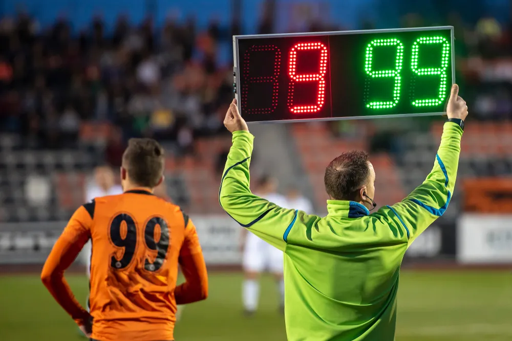 Zmiana w piłce nożnej