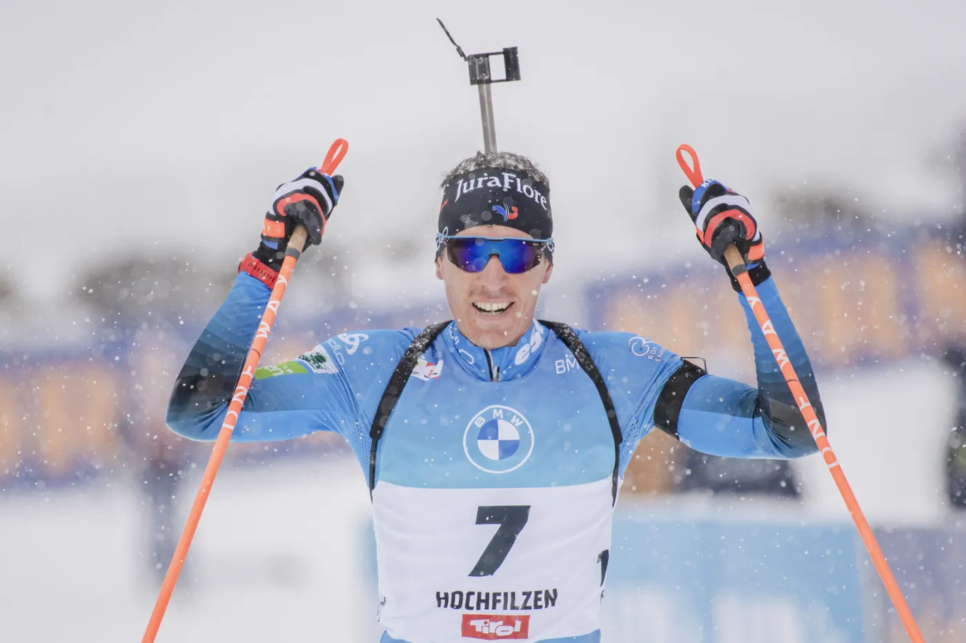 Biathlon. Fillon Maillet najlepszy na dochodzenie, słaby występ Guzika