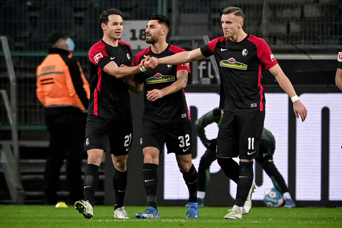 Freiburg ustanowił rekord strzelonych goli do przerwy na wyjeździe