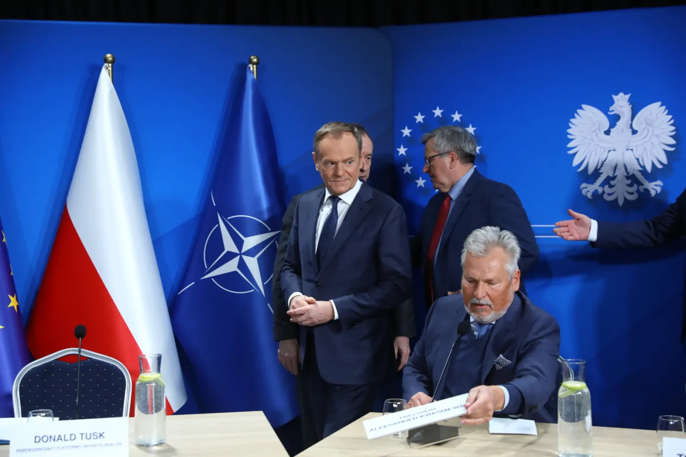 Tusk-Kwaśniewski-Komorowski. "Dziękuję Bogu, że to byli prezydenci i ministrowie"