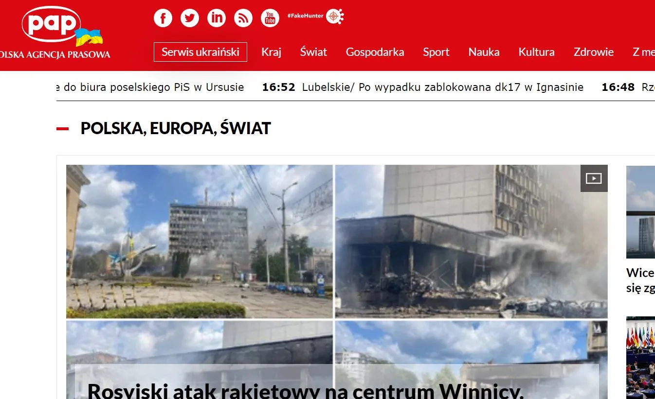 Rosja zablokowała dostęp do portalu Polskiej Agencji Prasowej