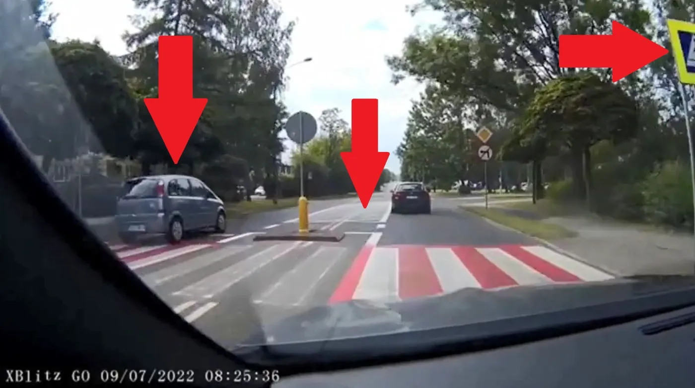 31 punktów karnych w 2 minuty. Kierowca Opla pożałuje jeszcze bardziej