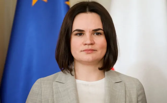 Liderka białoruskiej opozycji Cichanouska apeluje do UEFA