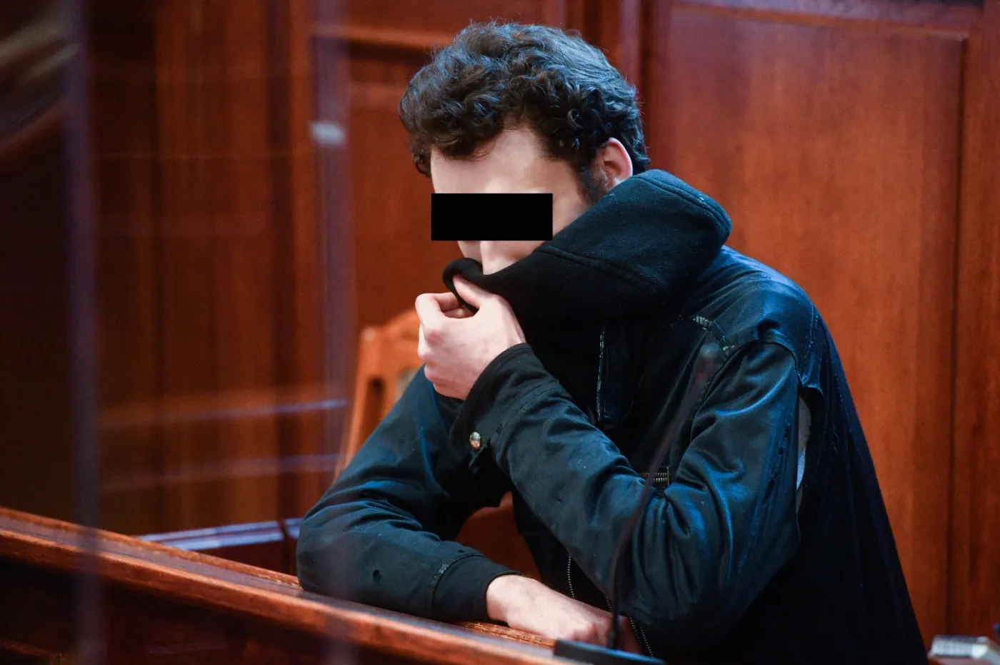 Karl P. na sali sądowej