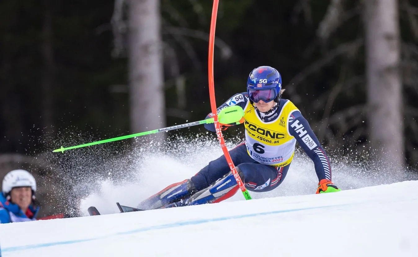 Alpejskie MŚ. Triumf Kristoffersena w slalomie, Ginnis drugi