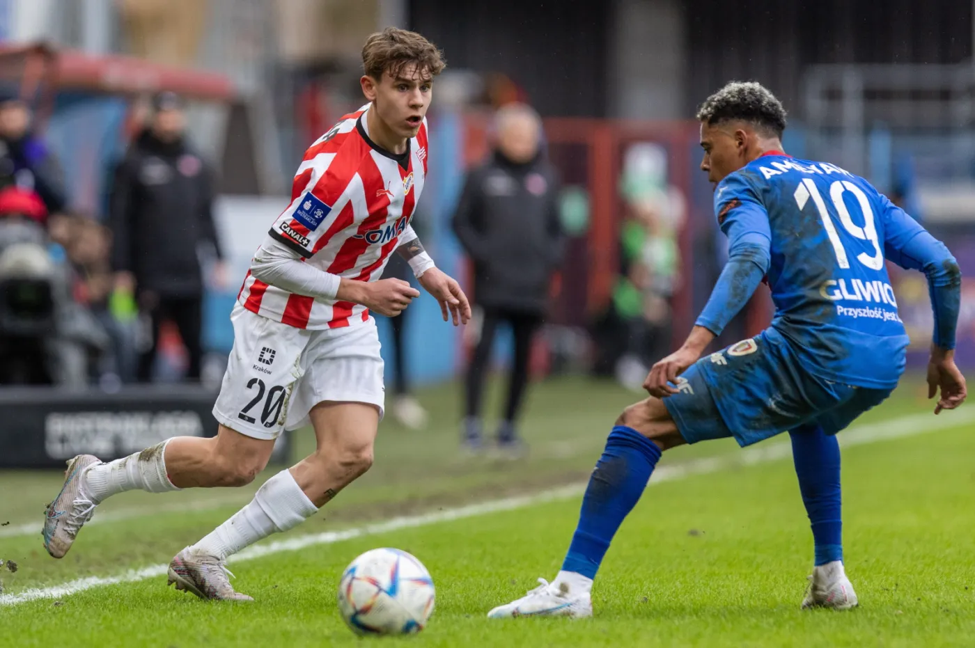 Cenne zwycięstwo Piasta z Cracovią. Trzy bramki w Gliwicach [WIDEO]