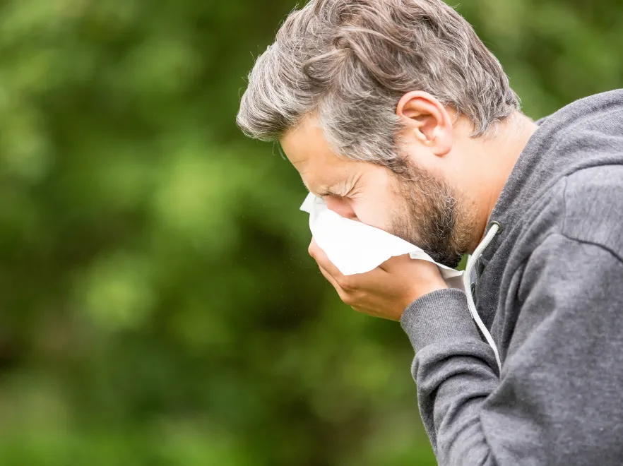 Kichanie. Katar. Alergia