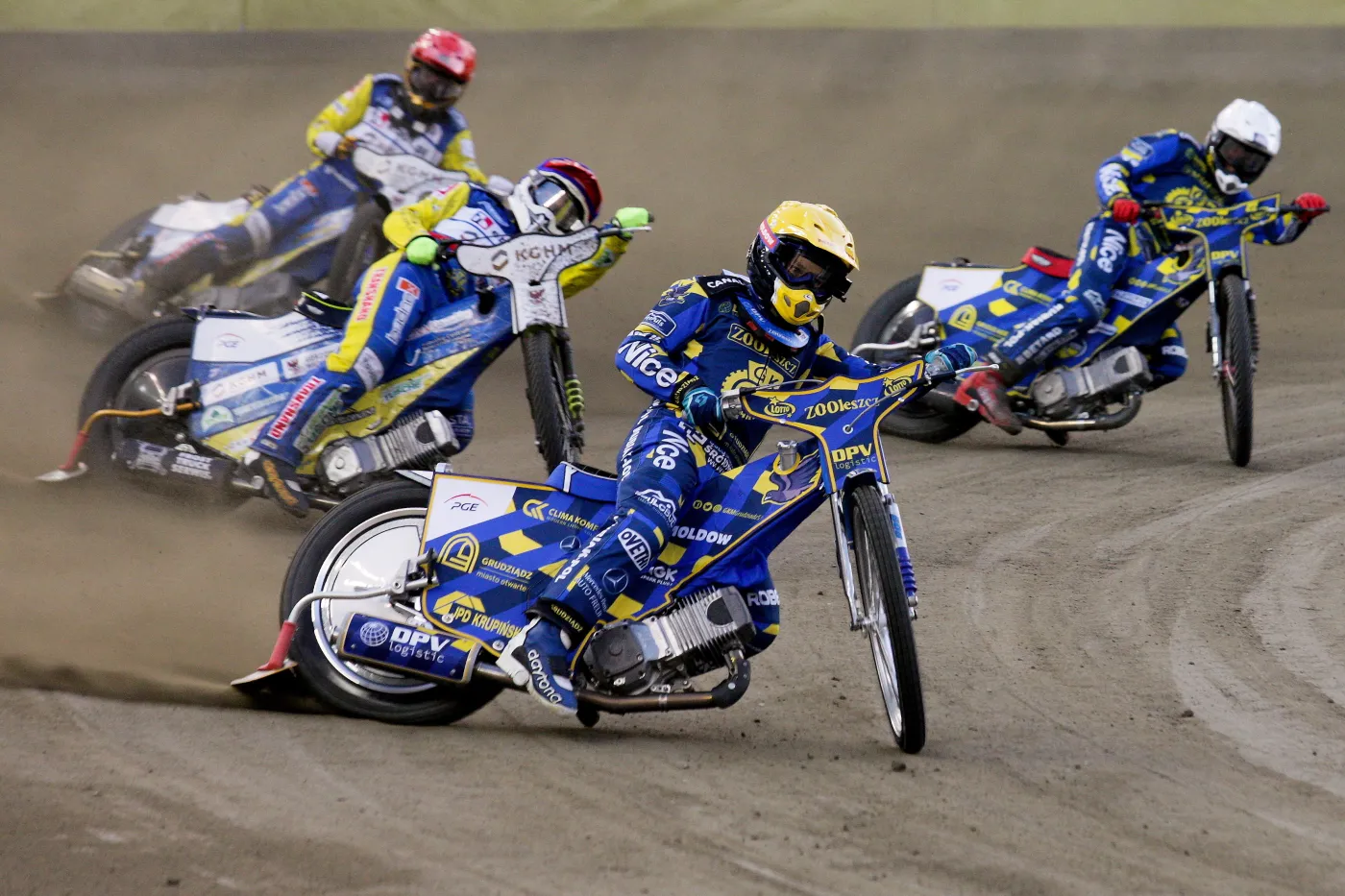 Anders Thomsen, Wiktor Jasiński, Max Fricke i Nicki Pedersen