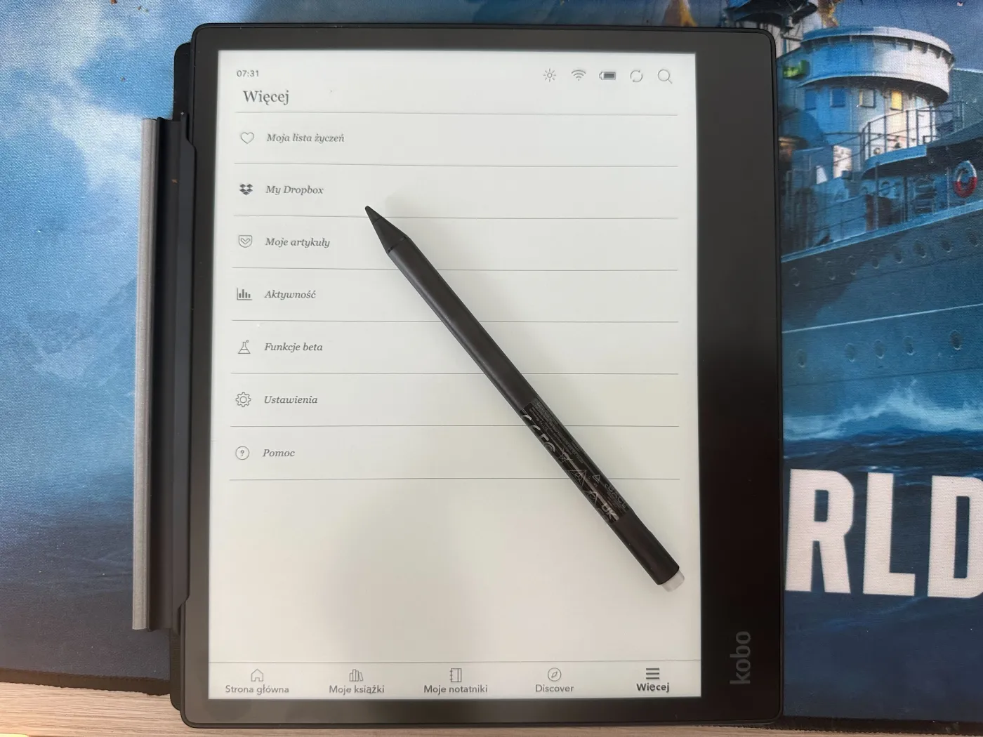 Ekologiczny lecz drogi notes z funkcją czytnika książek. RECENZJA Kobo Elipse 2E