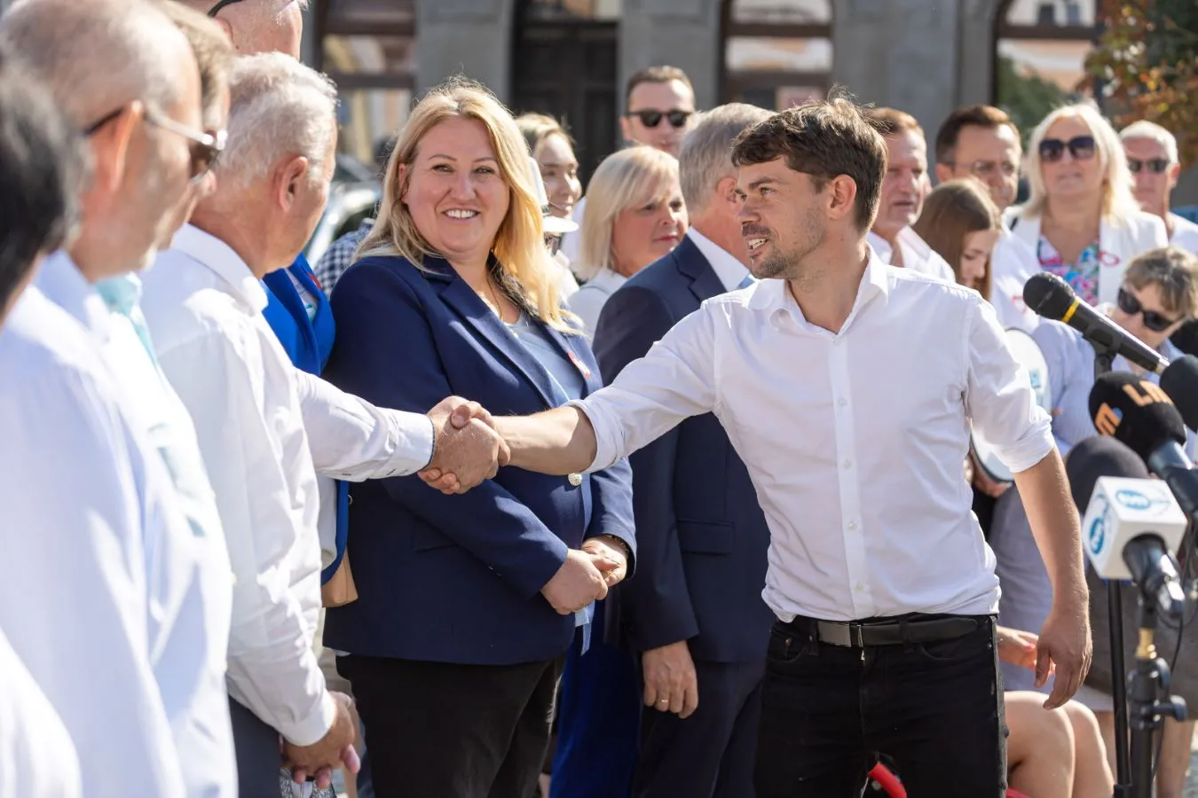 Awantura na konferencji Kołodziejczaka. "Po co się pan pchasz do tego bagna?"