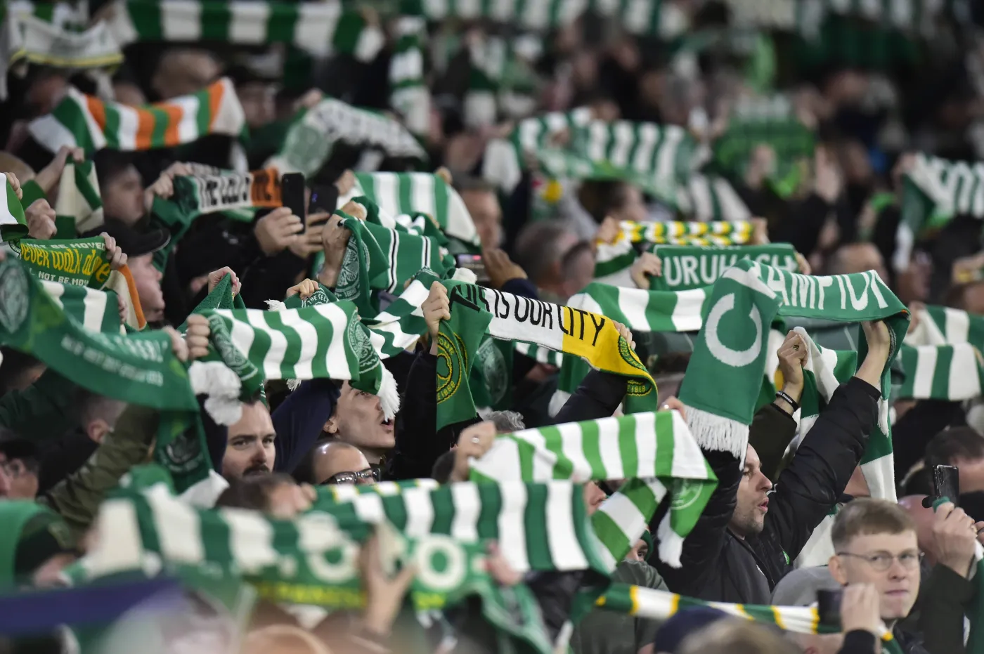 Kibice Celtiku Glasgow