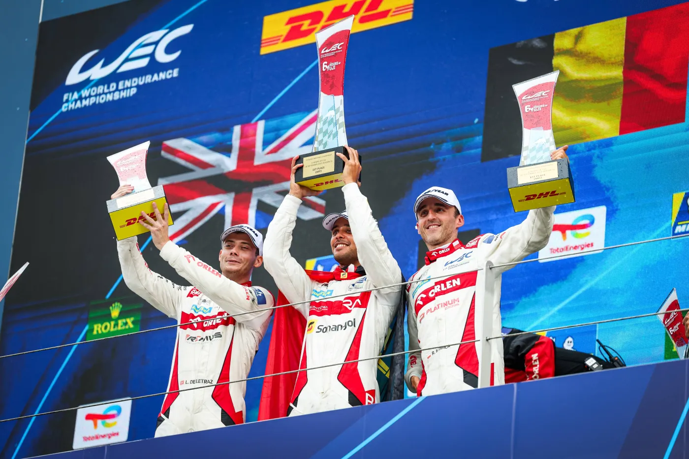 Robert Kubica (z prawej)