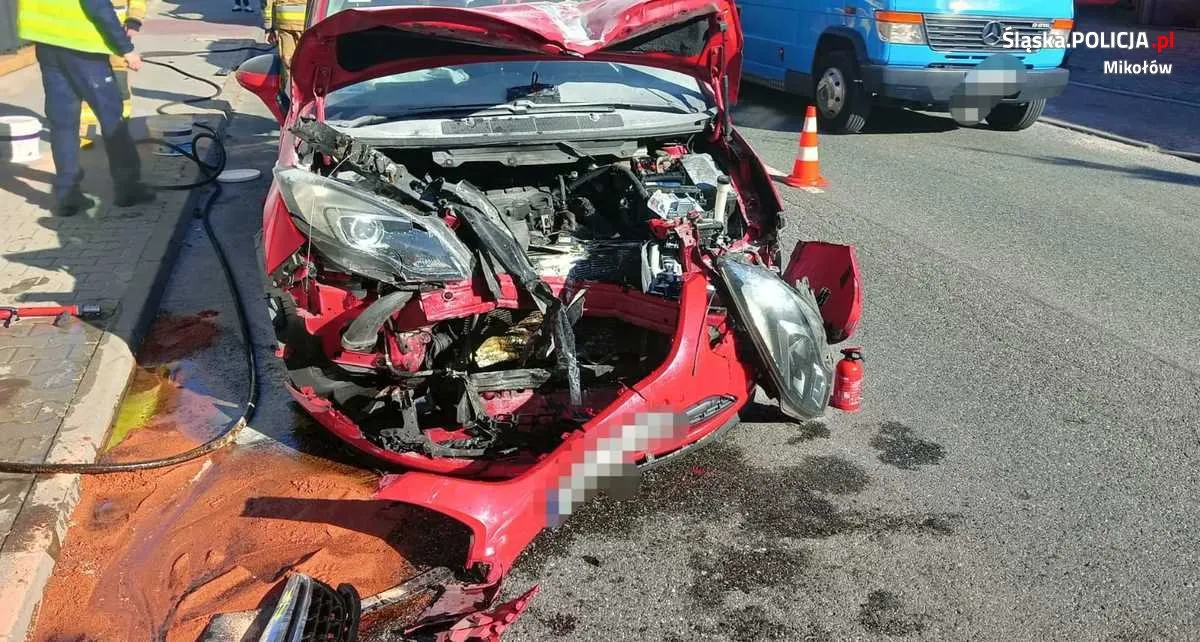 Próbował ukryć prawdziwy powód kolizji. Policjanci nie dali się nabrać