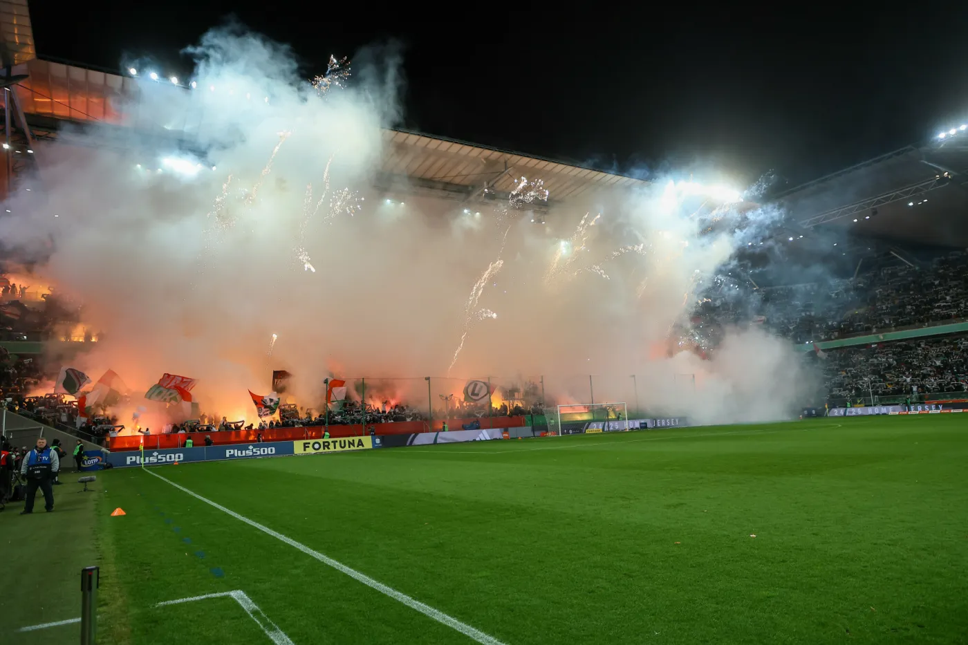 Legia ukarana za transparenty obrażające Aleksandra Łukaszenkę