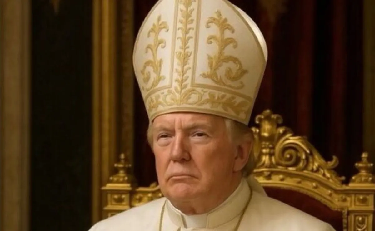 Papież Trump jak Nawrocki-Batyr? "Przebieraniec z przebierańcem się dogada"