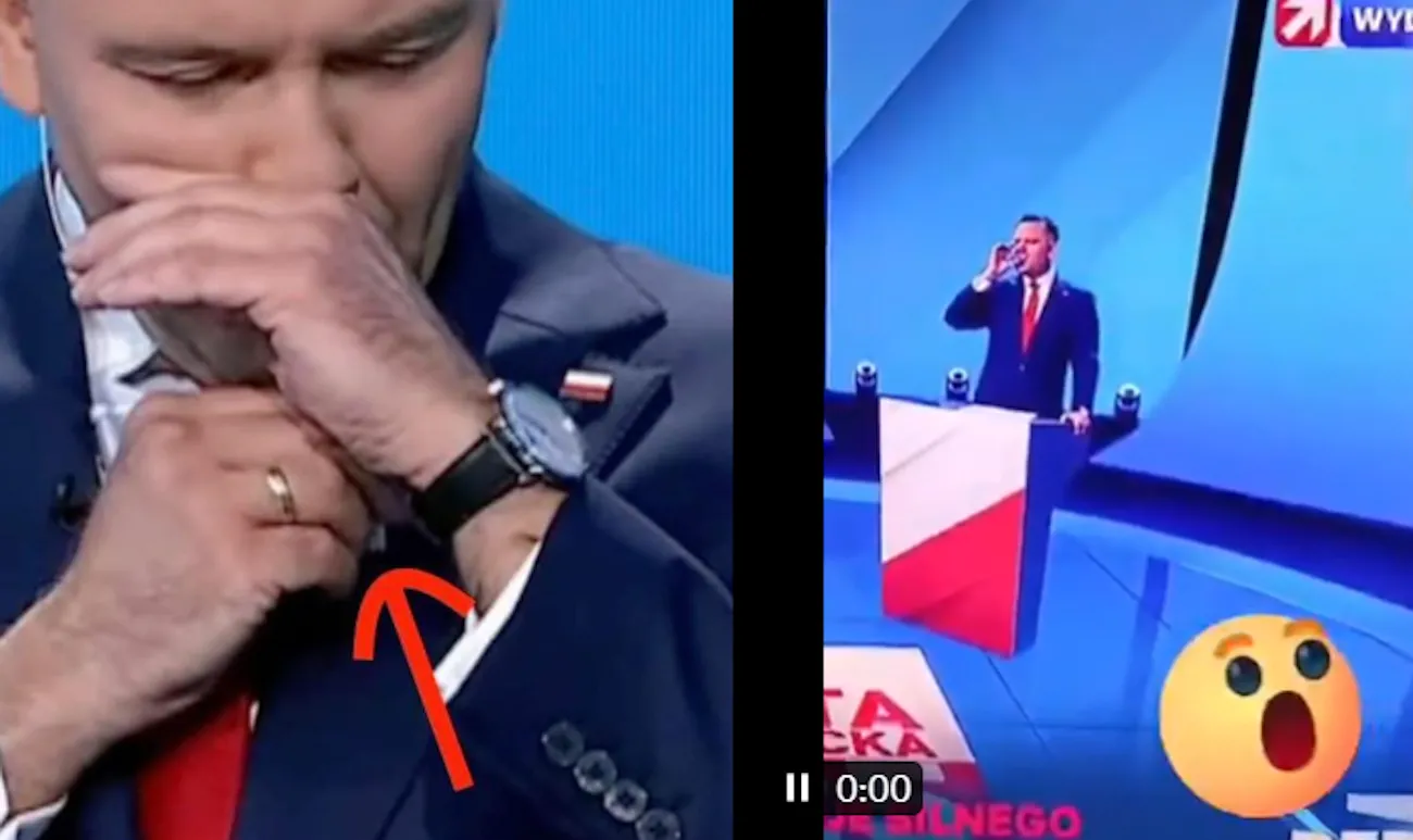 Arabska telewizja pokazała "słynny" fragment debaty z Nawrockim. Jaki komentarz!