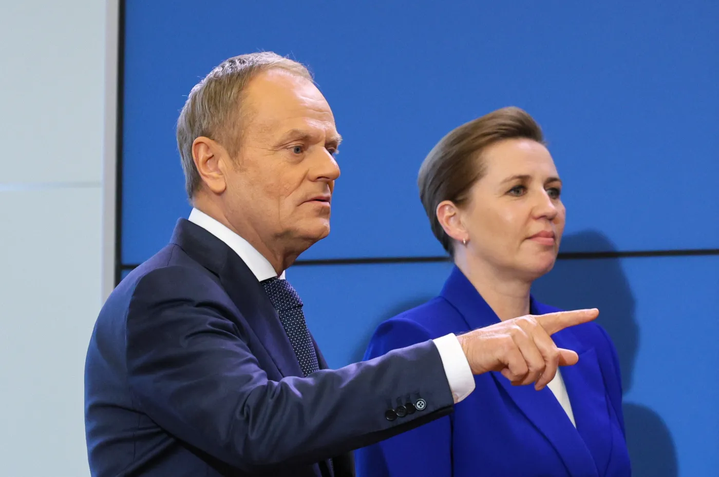 Premier RP Donald Tusk i premier Danii Mette Frederiksen