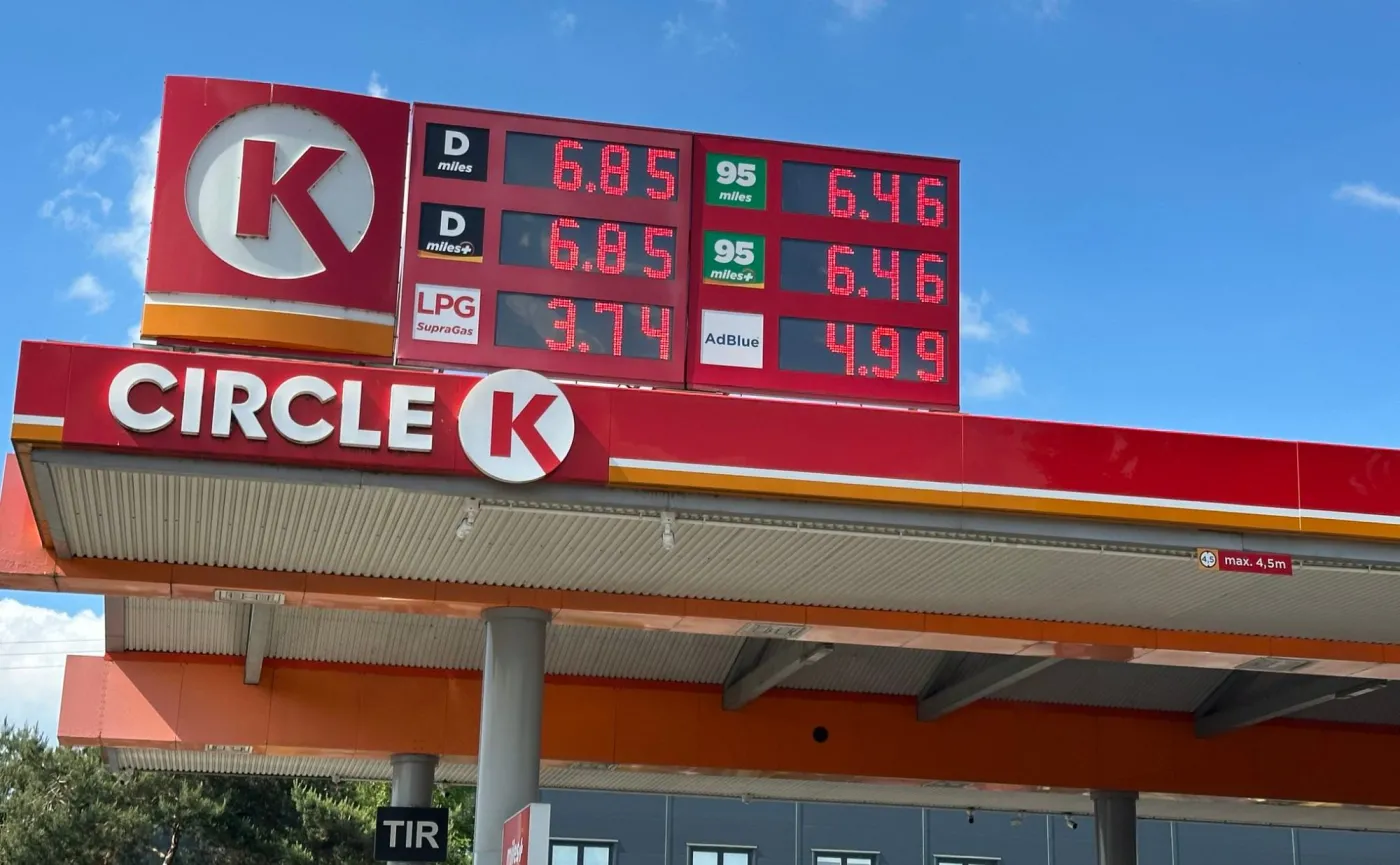 Stacja paliw Circle K - ceny 24.05.2026