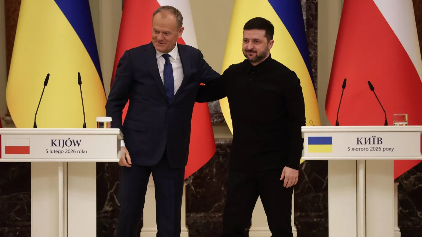 Tusk, Zełensky