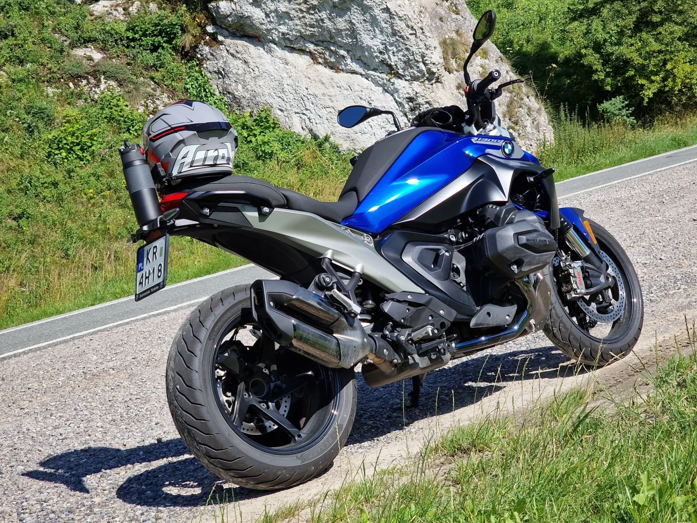 BMW R1300R - na węższych krętych drogach jedzie się świetnie