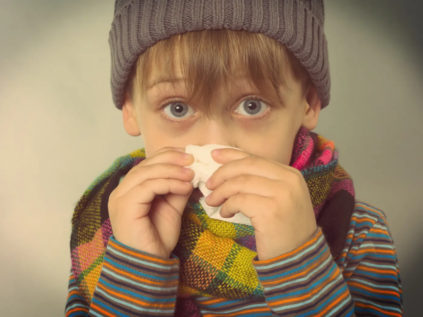 Przeziębione dziecko