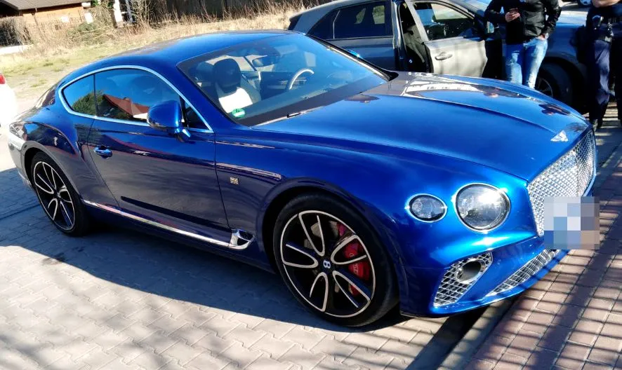 Bentley wart fortunę odnaleziony. Kuriozalna kradzież luksusowego auta