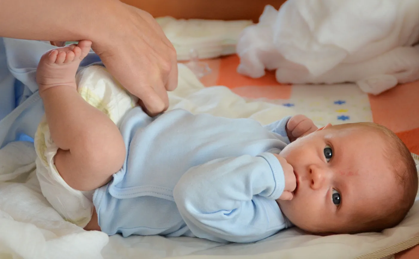 Przewijanie niemowlaka