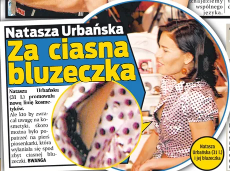 Natasza Urbańska wystąpiła na promocji kosmetyków w przyciasnej bluzce