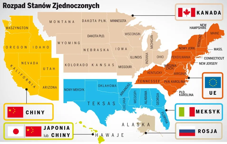 "W 2010 roku USA przestaną istnieć"