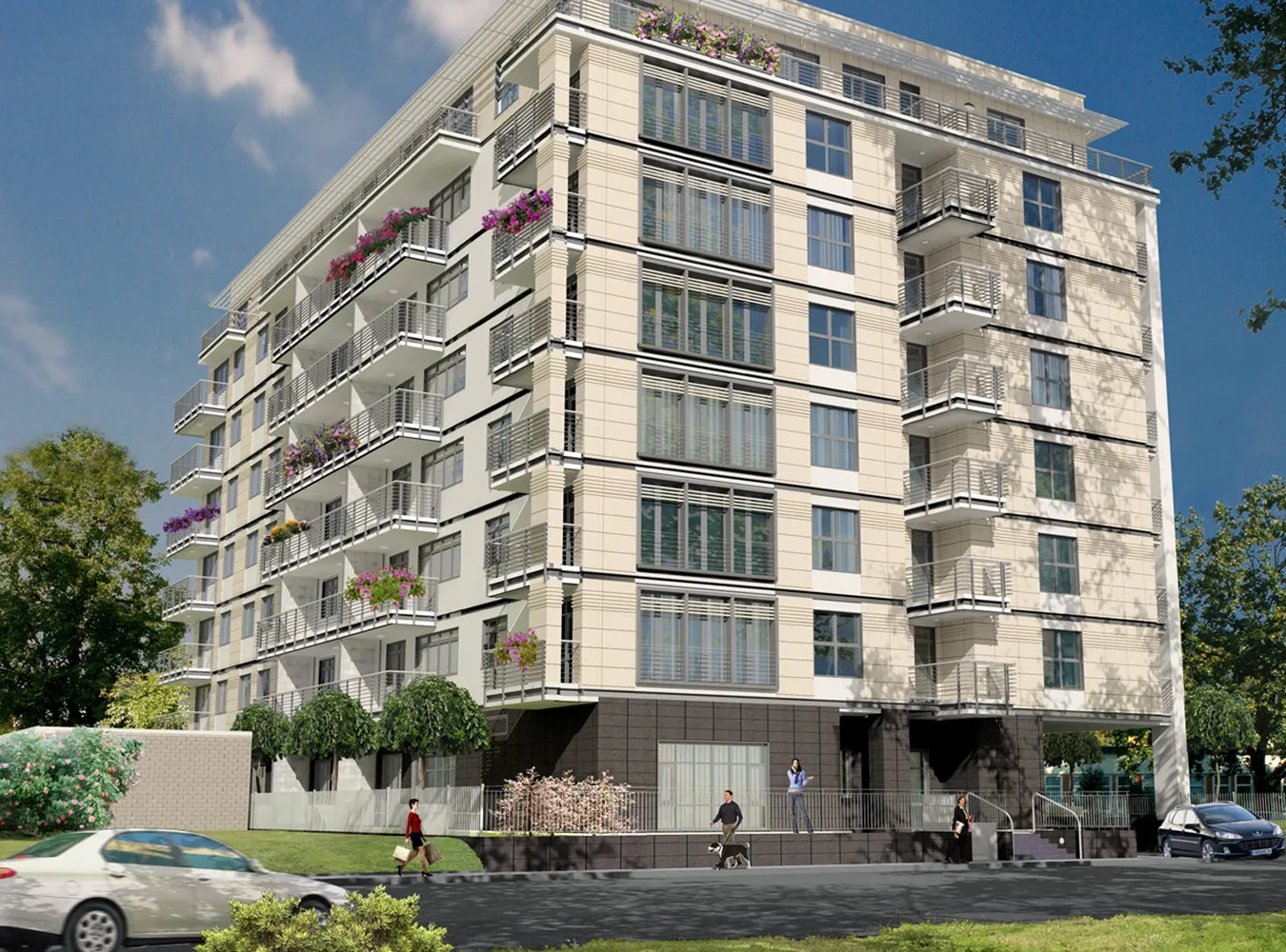 Przy Fabrycznej stanie apartamentowiec