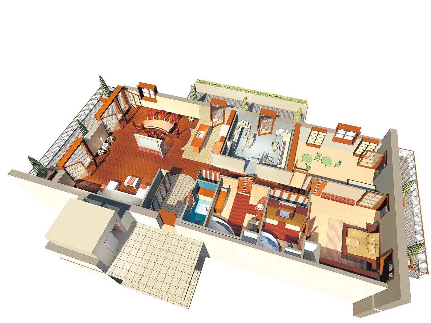 Rozkład mieszkania Piotra Kupichy