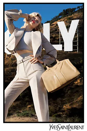 Claudia Schiffer na wzgórzu Hollywood