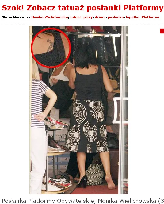 Zobacz seksowny tatuaż posłanki PO
