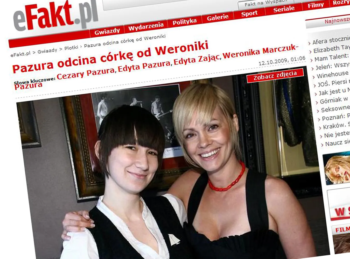 Weronika Pazura i córka