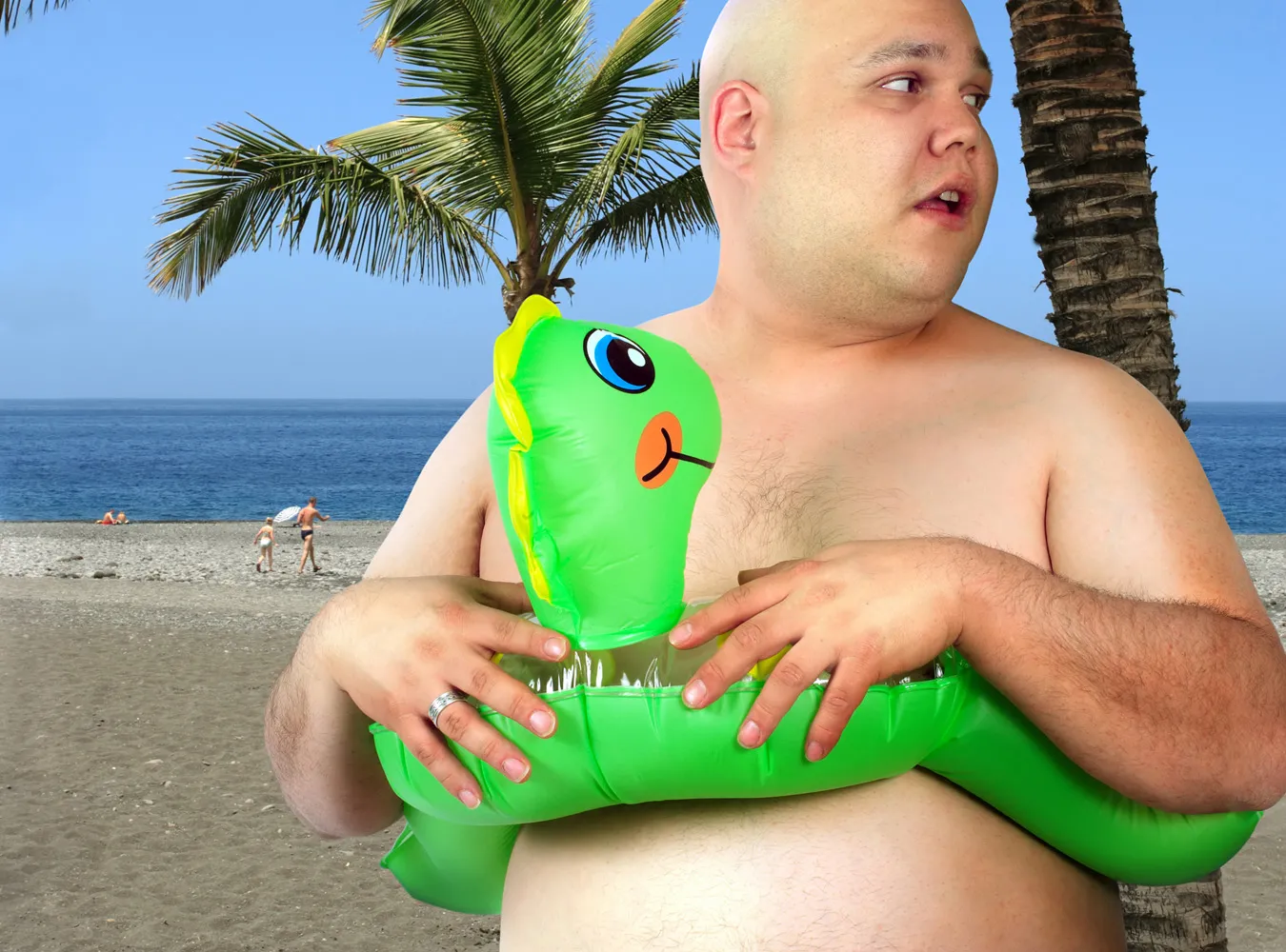 Czego mężczyźni wstydzą się na plaży