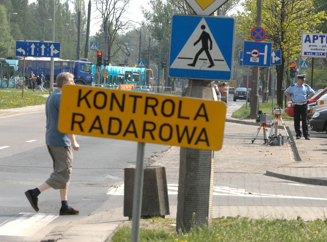 Fotoradar karał za przepisową jazdę