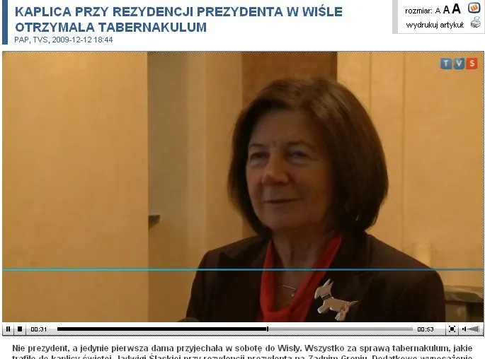 Pierwsza dama zaszalała z ozdobą