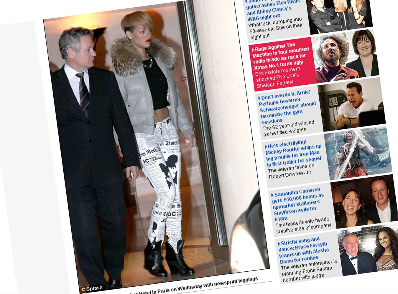 Zobacz Rihannę ubraną w gazety