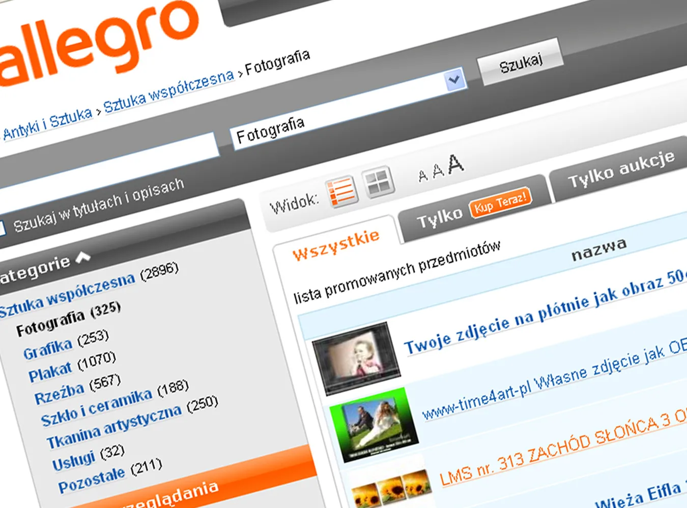 Fiskus kładzie łapę na Allegro