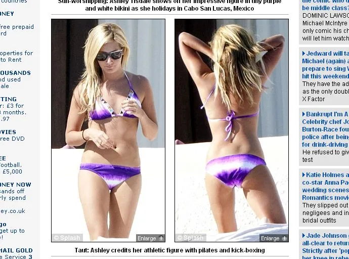 Gwiazda stajni Disneya kusi w bikini