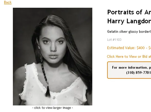 Odważne zdjęcia 15-letniej Angeliny Jolie