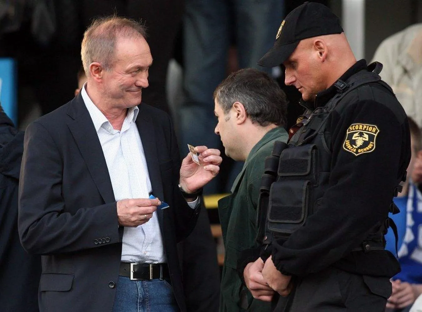 Nie chcieli wpuścić Smudy na trybunę