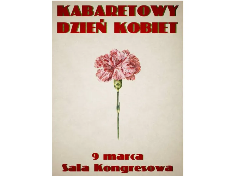 Kabaretowy goździk na Dzień Kobiet