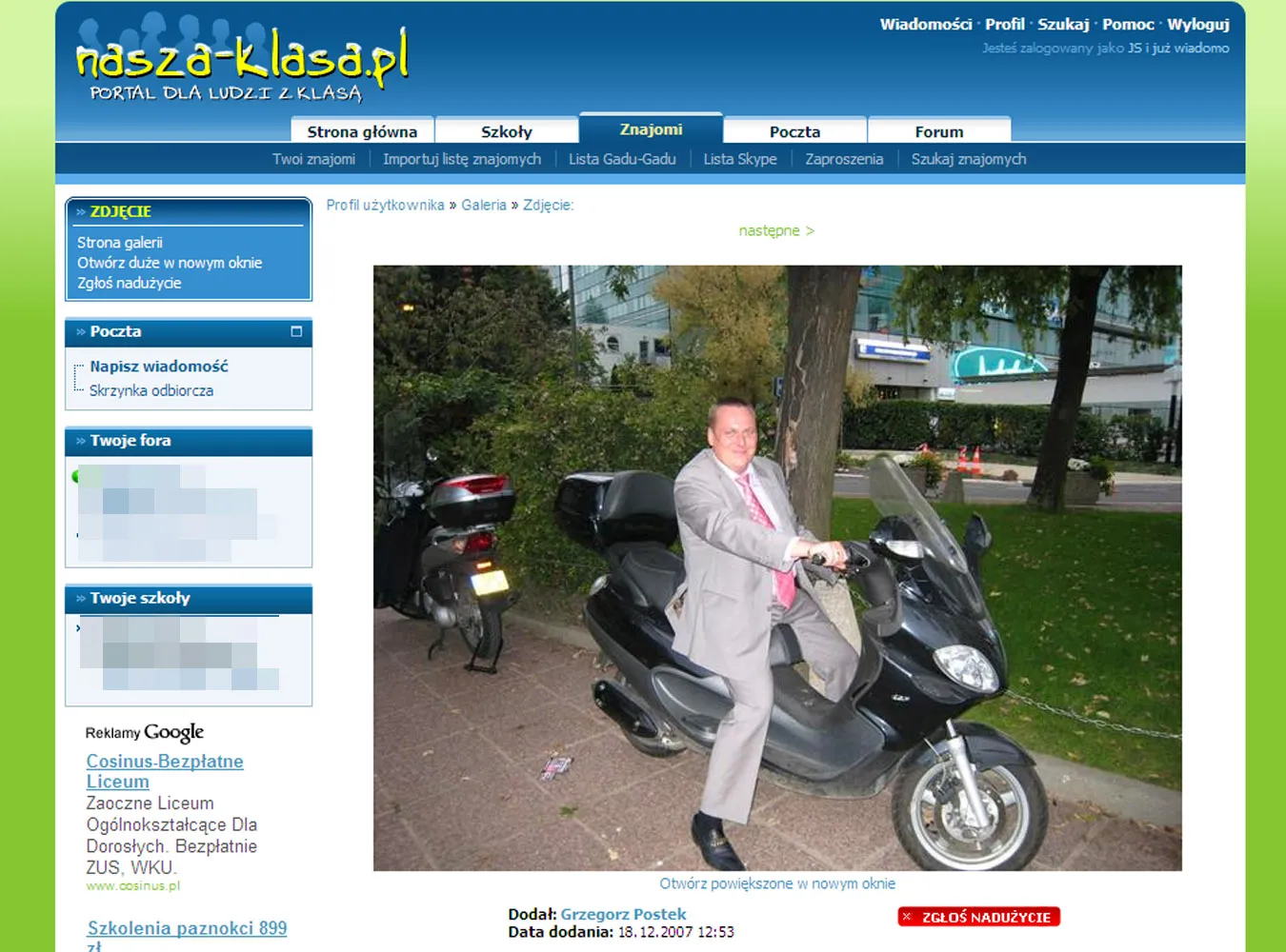 Pracownicy CBa ujawniają się na Naszej-klasie