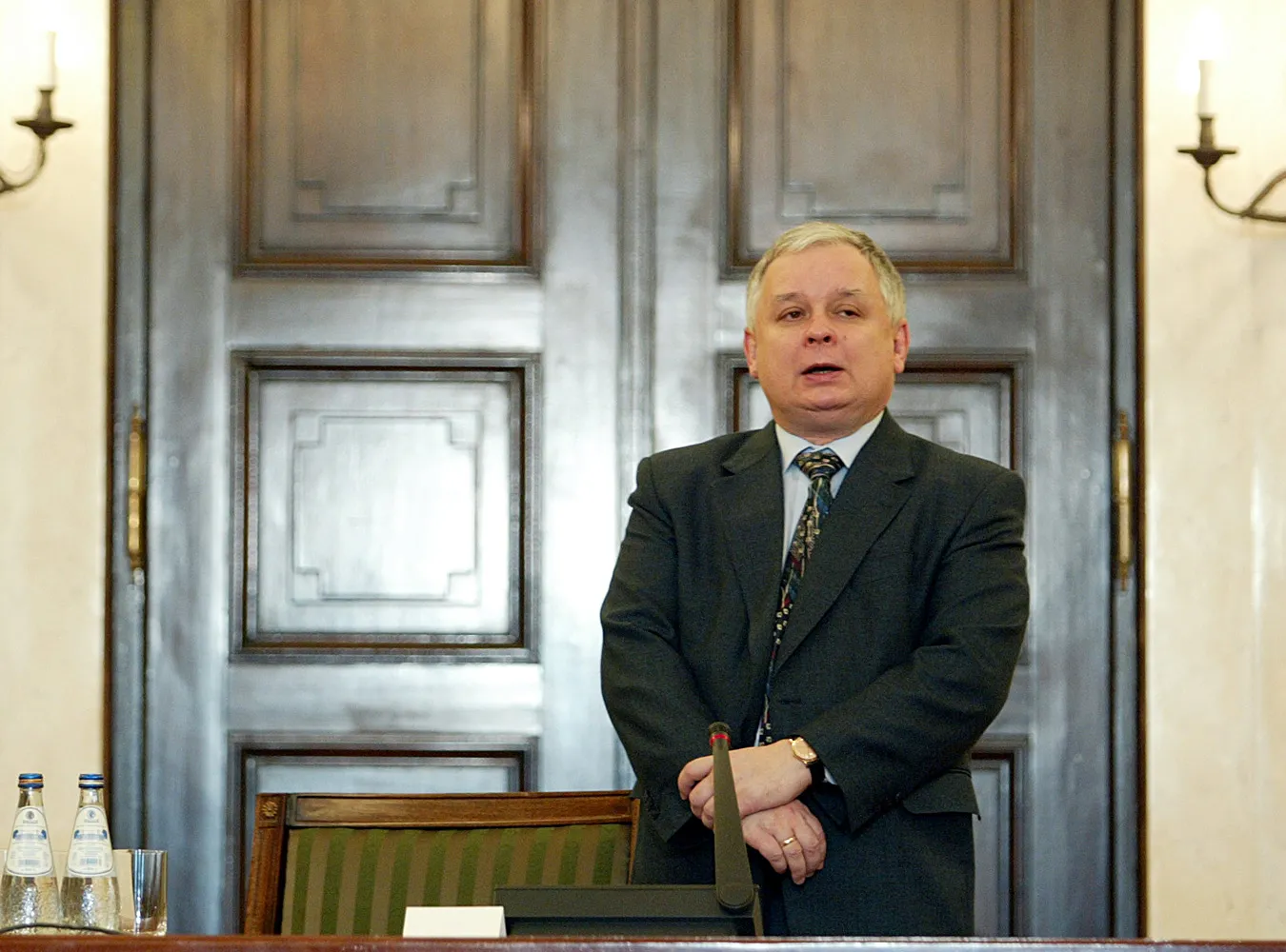 07.03.2006 Warszawa

Spotkanie Prezydenta Lecha Kaczynskiego z zonami zolnierzy stacjonujacych w Iraku.

Fot. Wojciech Grzedzinski