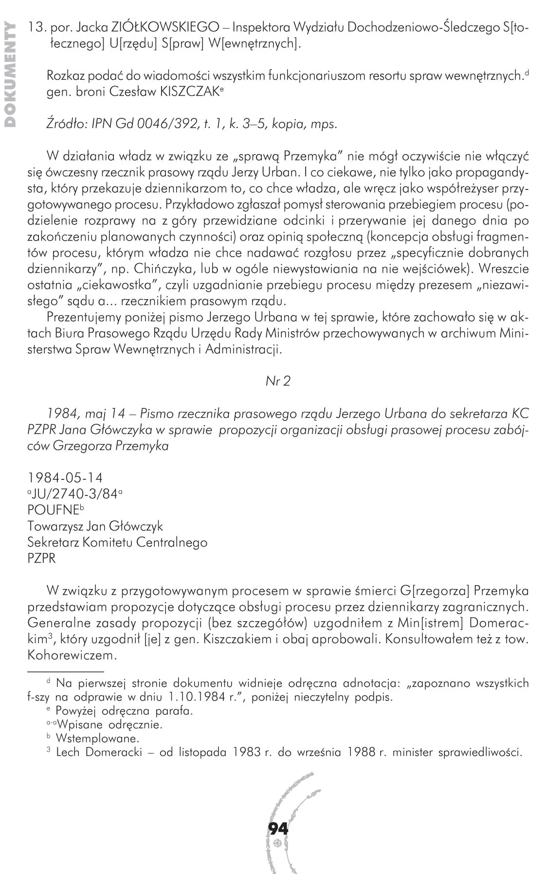 Chronił zabójców Przemyka, usłyszał zarzuty