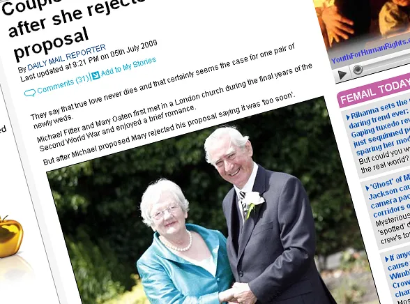 Pobrali się po 65 latach narzeczeństwa