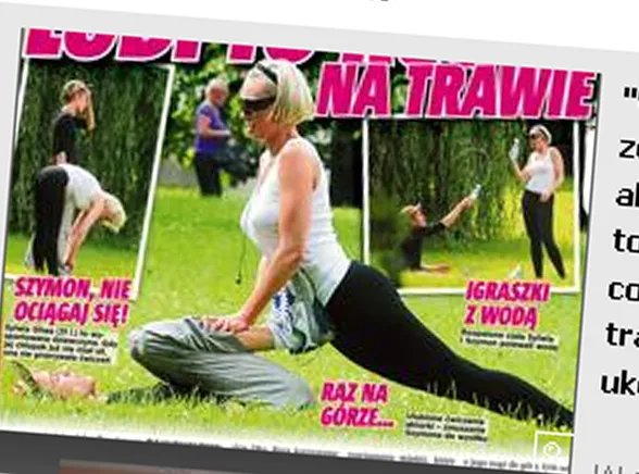 Zobacz, jak Gliwa ćwiczy z ukochanym